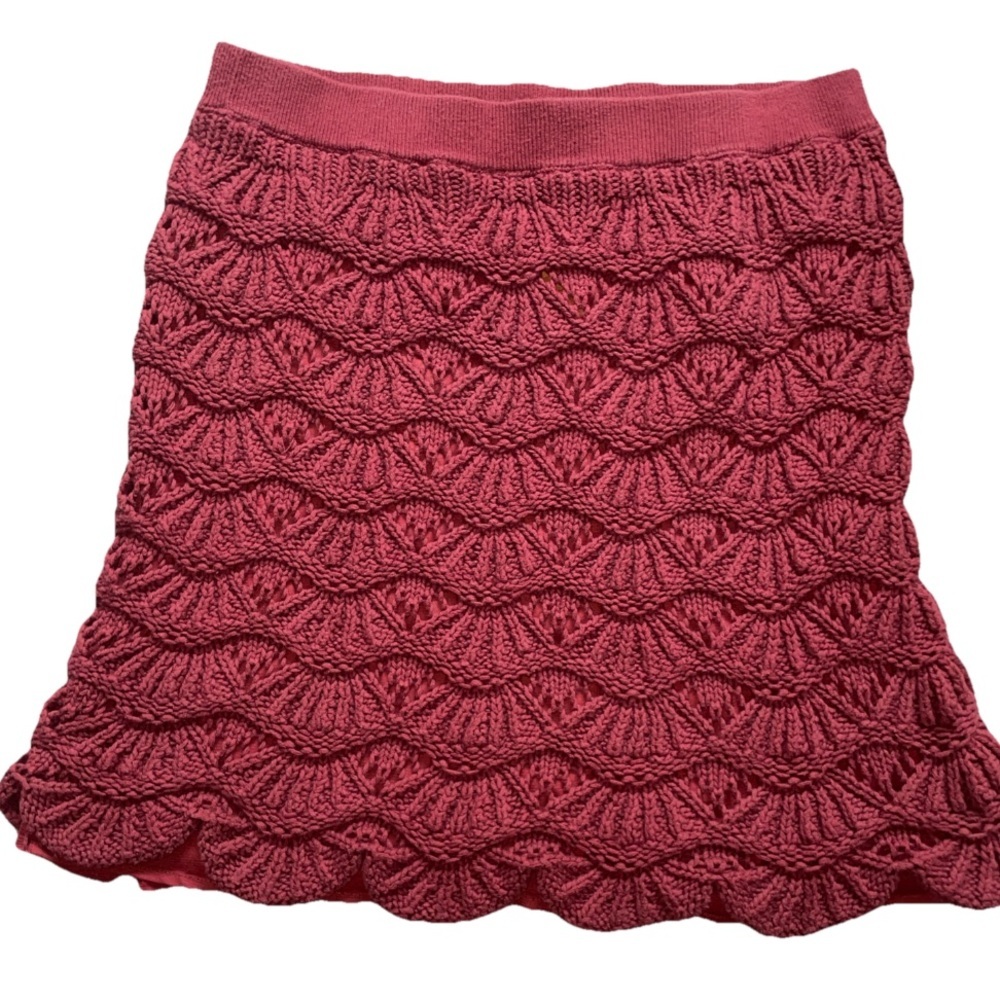 Vivienne Tam Vintage Skirt Women’s Medium Red Brown Lined Y2K Purple Label - Picture 2 of 10